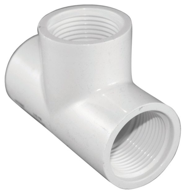 Charlotte Pipe Schedule 40 1 in. FPT X 1 in. D FPT PVC Threaded Tee