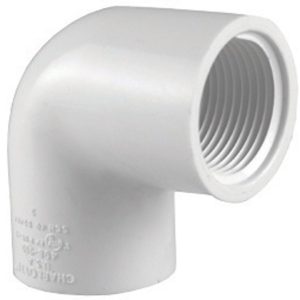 Charlotte Pipe Schedule 40 1-1/2 in. FPT X 1-1/2 in. D FPT PVC Elbow