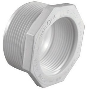 Charlotte Pipe Schedule 40 1 in. MPT X 1/2 in. D FPT PVC Reducing Bushing