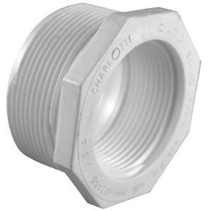 Charlotte Pipe Schedule 40 2 in. MPT X 1-1/4 in. D FPT PVC Reducing Bushing