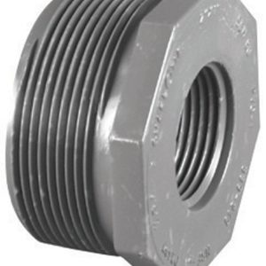 Charlotte Pipe Schedule 80 1 in. MPT X 1/2 in. D FPT PVC 1-1/4 in. Reducing Bushing