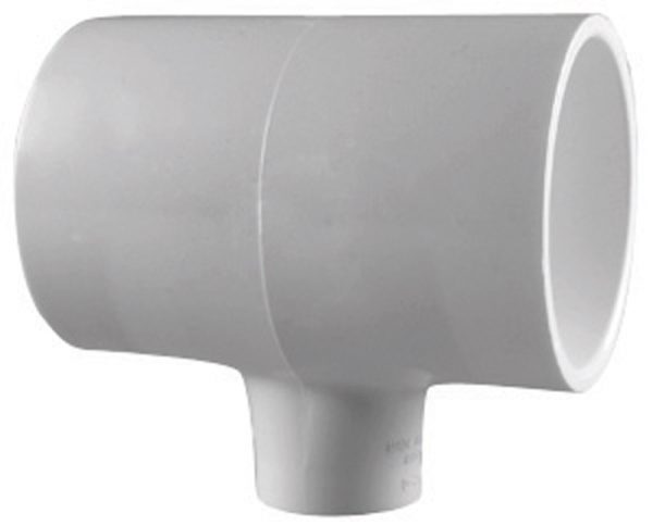 Charlotte Pipe Schedule 40 1-1/2 in. Slip X 1-1/2 in. D Slip PVC Reducing Tee