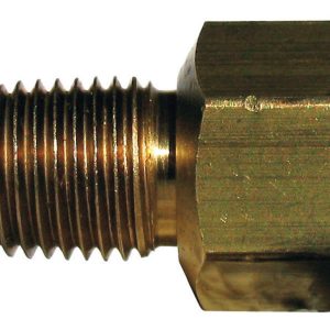 JMF Company 5/16 in. Flare X 1/4 in. D Male Brass Inverted Flare Adapter