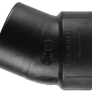 Charlotte Pipe 3 in. Slip X 3 in. D Hub ABS Elbow