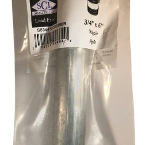 Smith-Cooper 3/4 in. MPT Stainless Steel 6 in. L Nipple