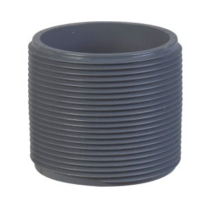 BK Products ProLine Schedule 80 2 in. MIP each X 2 in. D MIP PVC Close Nipple