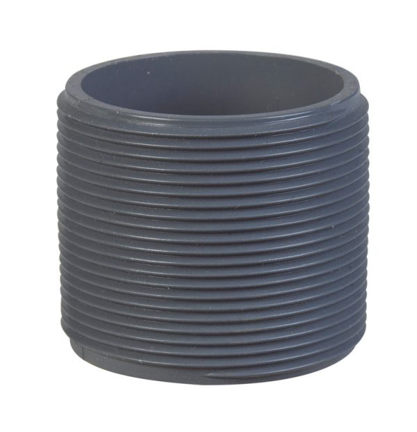 BK Products ProLine Schedule 80 2 in. MIP each X 2 in. D MIP PVC Close Nipple