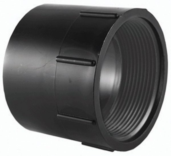 Charlotte Pipe 1-1/2 in. Hub X 1-1/2 in. D FPT ABS Adapter