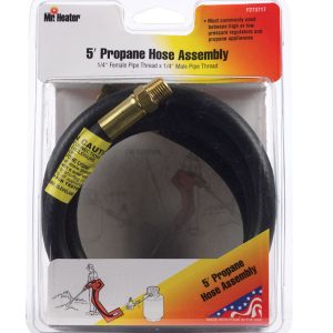 Mr. Heater 1/4 in. D X 1/4 in. D X 5 ft. L Brass/Plastic FPT x MPT Hose Assembly