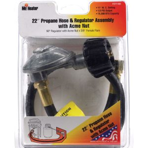 Mr. Heater 3/8 in. D X 22 in. L Brass/Plastic Acme Nut x Female Flare Hose Assembly And Regulator