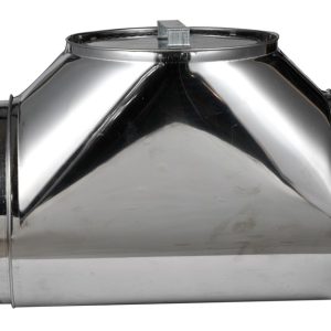 Selkirk Sure Temp 14.75 in. X 8 in. X 8 in. Stainless Steel Vent Tee with Cap
