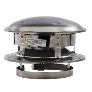 Selkirk 6 in. D Stainless Steel Round Top Dome