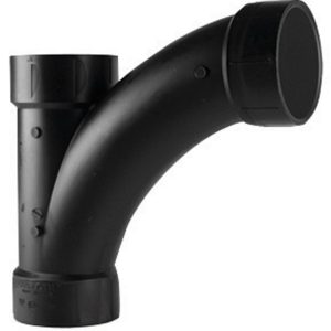 Charlotte Pipe 2 in. Hub X 2 in. D Hub ABS Wye