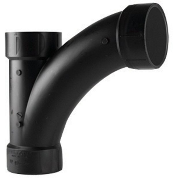 Charlotte Pipe 2 in. Hub X 2 in. D Hub ABS Wye