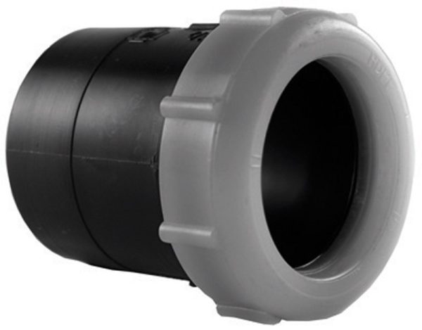 Charlotte Pipe 1-1/2 in. Spigot X 1-1/2 in. D Spigot ABS Adapter