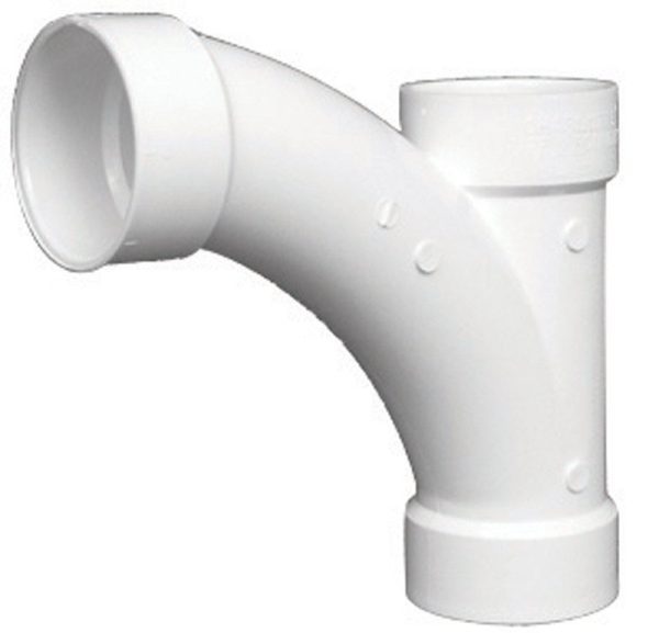 Charlotte Pipe Schedule 40 1-1/2 in. Hub X 1-1/2 in. D Hub PVC Long Turn Wye