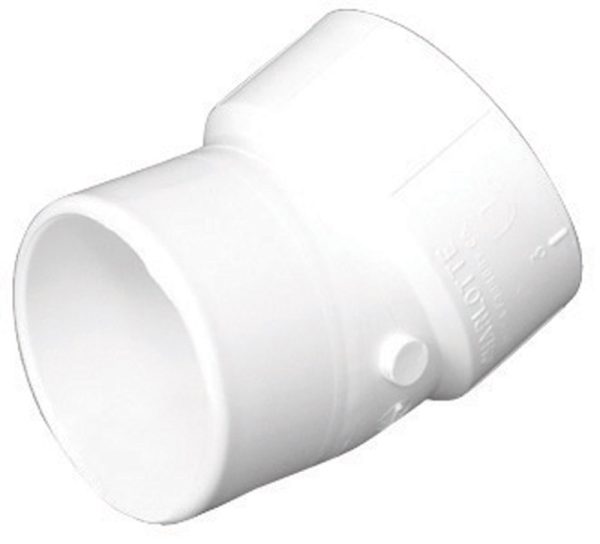 Charlotte Pipe 3 in. Hub X 3 in. D Spigot PVC Elbow