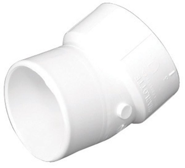 Charlotte Pipe 1-1/2 in. Hub X 1-1/2 in. D Spigot PVC Elbow