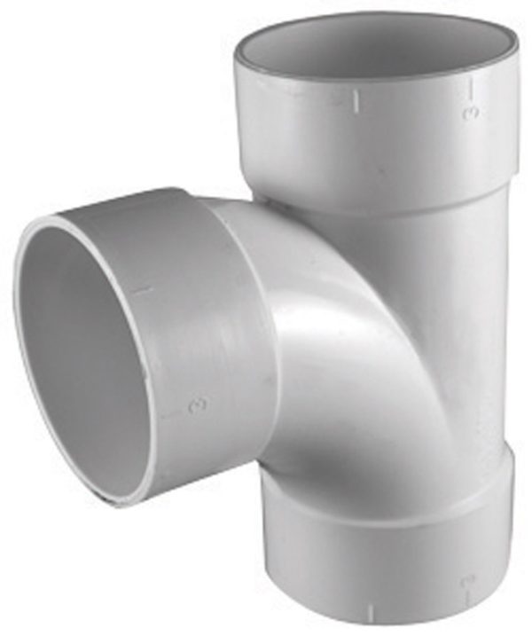 Charlotte Pipe Schedule 30 3 in. 3 in. D PVC Sanitary Tee
