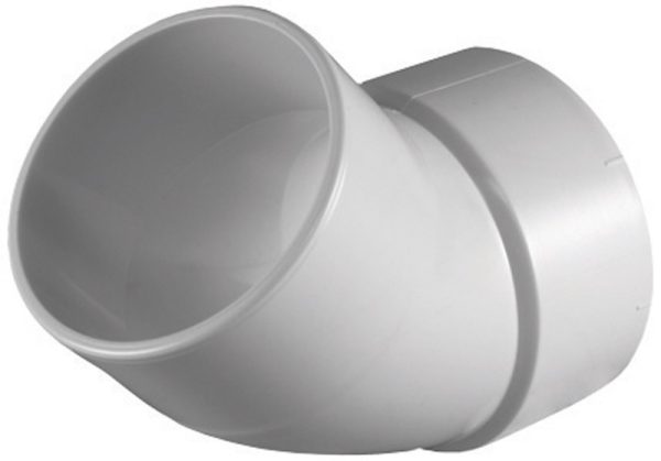 Charlotte Pipe Schedule 30 3 in. 3 in. D PVC 45 Degree Street Elbow