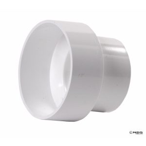NDS Schedule 35 4 in. Hub each X 3 in. D Hub PVC Reducing Coupling