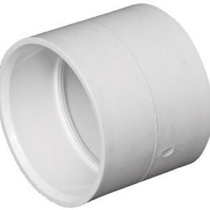Charlotte Pipe Schedule 40 1-1/2 in. Hub X 1-1/2 in. D Hub PVC Coupling