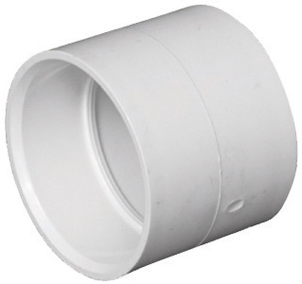 Charlotte Pipe Schedule 40 1-1/2 in. Hub X 1-1/2 in. D Hub PVC Coupling