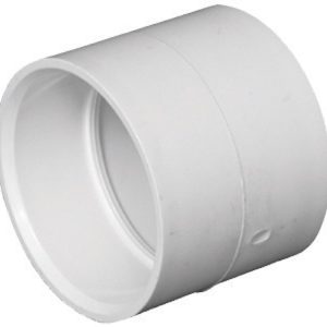 Charlotte Pipe Schedule 40 2 in. Hub X 2 in. D Hub PVC Coupling