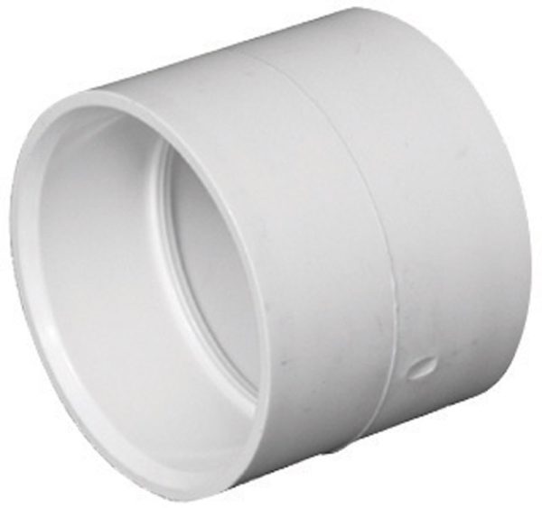 Charlotte Pipe Schedule 40 3 in. Hub X 3 in. D Hub PVC Coupling