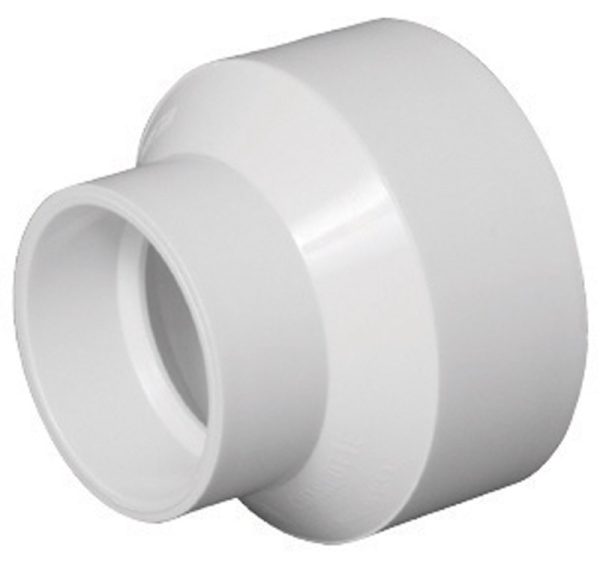 Charlotte Pipe Schedule 40 1-1/2 in. Hub X 3 in. D Hub PVC Reducing Coupling
