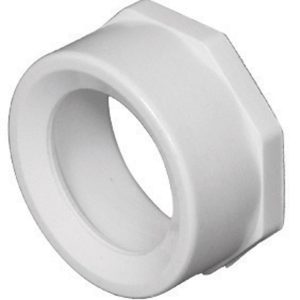 Charlotte Pipe Schedule 40 2 in. Spigot X 1-1/2 in. D Hub PVC Flush Bushing