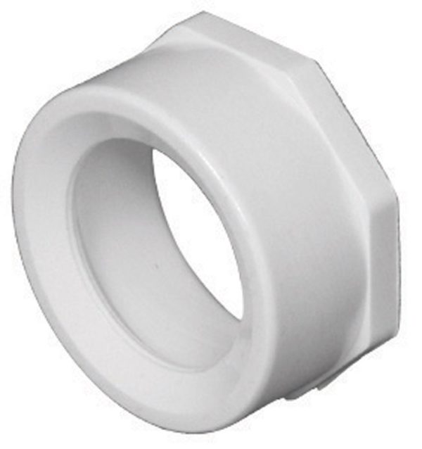 Charlotte Pipe Schedule 40 2 in. Spigot X 1-1/2 in. D Hub PVC Flush Bushing