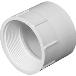 Charlotte Pipe Schedule 40 1-1/2 in. Hub X 1-1/2 in. D FPT PVC Pipe Adapter