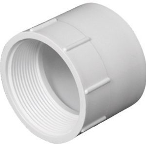 Charlotte Pipe Schedule 40 3 in. Hub X 3 in. D FPT PVC Pipe Adapter