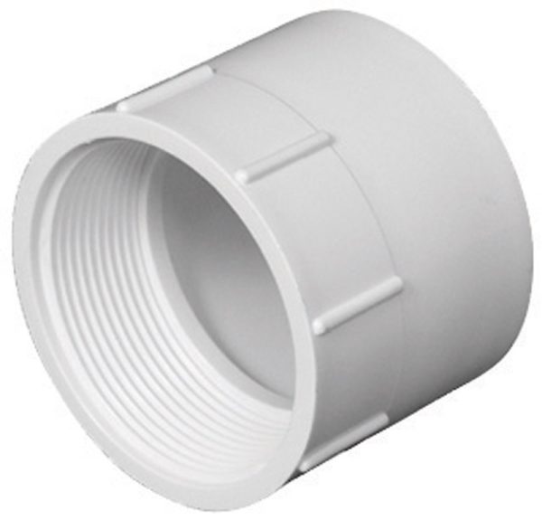 Charlotte Pipe Schedule 40 3 in. Hub X 3 in. D FPT PVC Pipe Adapter