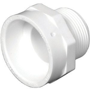 Charlotte Pipe Schedule 40 3 in. Hub X 3 in. D PVC Pipe Adapter