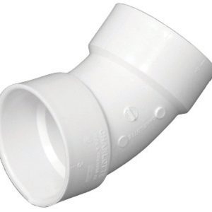 Charlotte Pipe Schedule 40 1-1/2 in. Hub X 1-1/2 in. D Hub PVC 45 Degree Elbow
