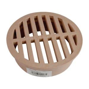 NDS 4 in. Sand Round Polyethylene Drain Grate