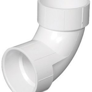 Charlotte Pipe Schedule 40 1-1/2 in. Hub X 1-1/2 in. D Hub PVC 90 Degree Elbow