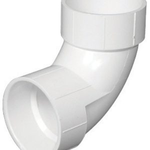Charlotte Pipe Schedule 40 3 in. Hub X 3 in. D Hub PVC Elbow