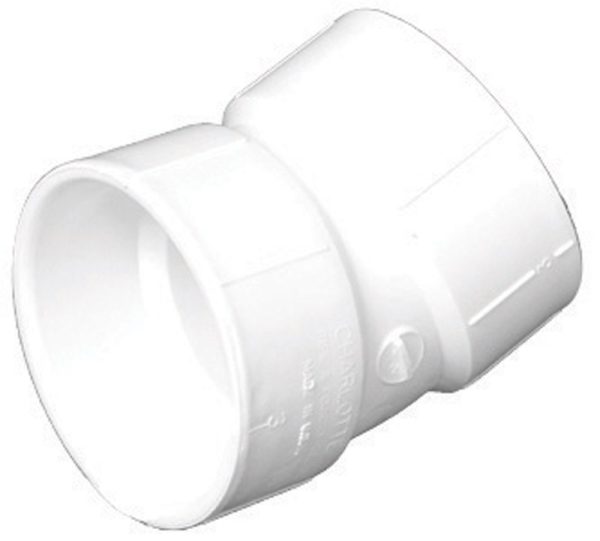 Charlotte Pipe Schedule 30 1-1/2 in. Hub X 1-1/2 in. D Hub PVC Elbow