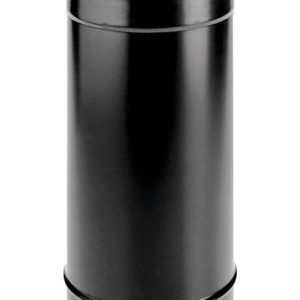 DuraVent DuraBlack 6 in. D X 48 in. L Galvanized Steel Stove Pipe