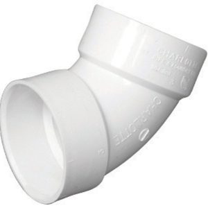 Charlotte Pipe Schedule 40 1-1/2 in. Hub X 1-1/2 in. D Hub PVC Elbow