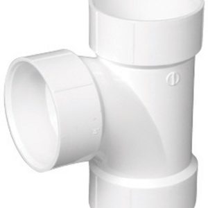 Charlotte Pipe Schedule 40 1-1/2 in. Hub X 1-1/2 in. D Hub PVC Sanitary Tee