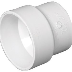 Charlotte Pipe 4 in. Hub X 3 in. D Hub PVC Coupling