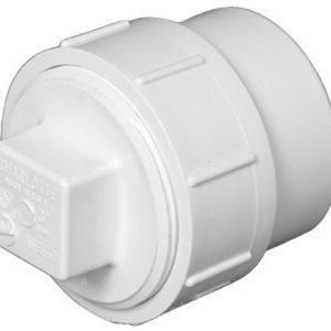 Charlotte Pipe Schedule 40 1-1/2 in. Spigot X 1-1/2 in. D FPT PVC Cleanout Adapter