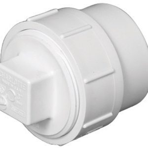 Charlotte Pipe Schedule 40 3 in. Spigot X 3 in. D FPT PVC Cleanout Adapter
