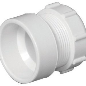 Charlotte Pipe Schedule 40 1-1/2 in. Hub X 1-1/4 in. D Slip PVC Pipe Adapter