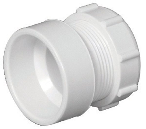 Charlotte Pipe Schedule 40 1-1/2 in. Hub X 1-1/4 in. D Slip PVC Pipe Adapter