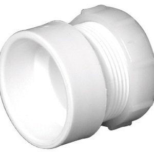 Charlotte Pipe Schedule 40 1-1/2 in. Hub X 1-1/2 in. D Slip PVC Pipe Adapter